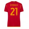 AS Roma Paulo Dybala #21 Hjemmedrakt Kvinner 2023-24 Kortermet